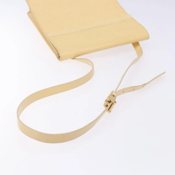 LOUIS VUITTON Epi Ramatuelle Shoulder Bag Cream Vanilla M5247A LV Auth ep9427 - Picture 9 of 16